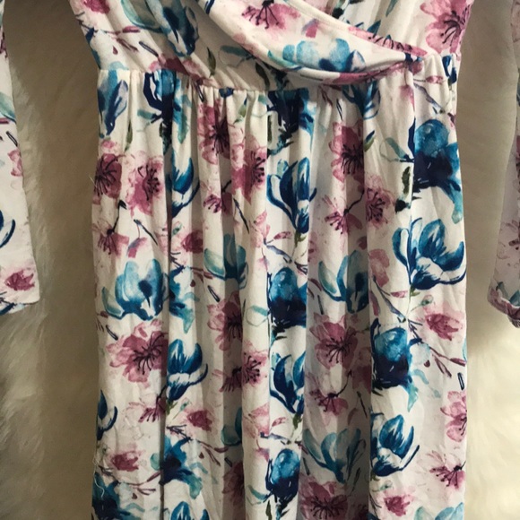 Kormei - Long Sleeve Floral Sun Dress L - Picture 3 of 6